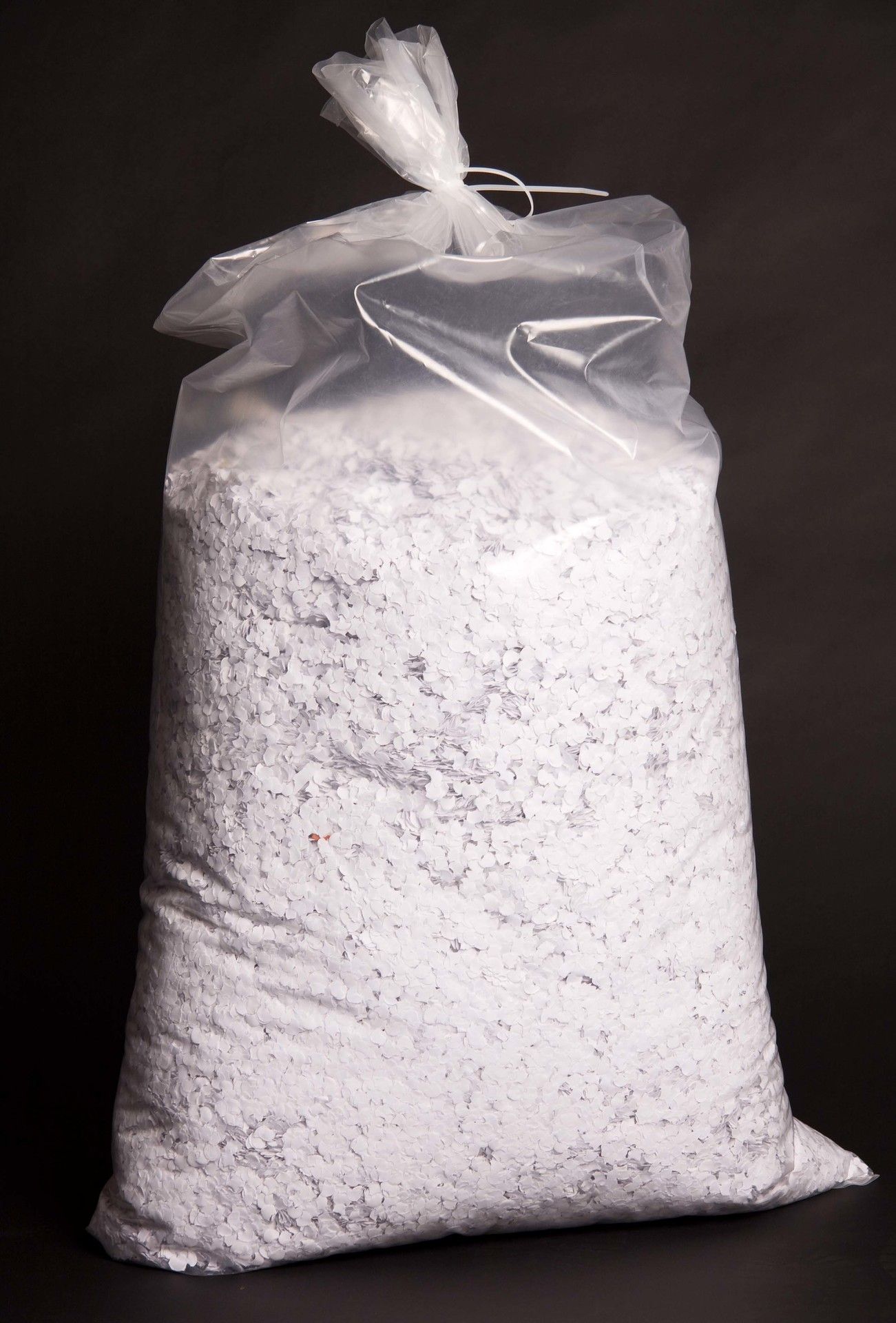 Konfetti, ca. 10 kg, wei�