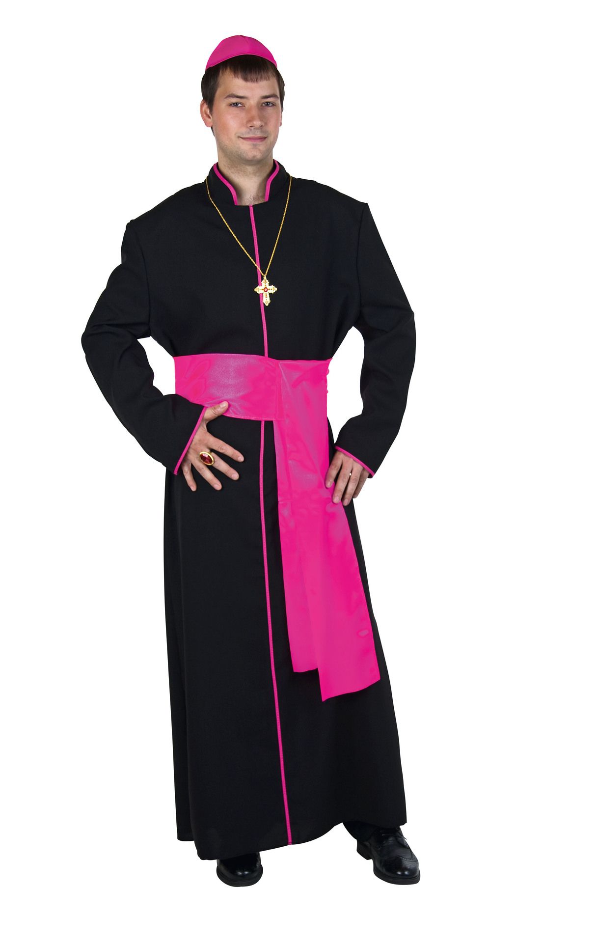 Bischofsgewand mit G�rtel und Kappe