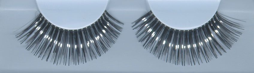 Wimpern silber