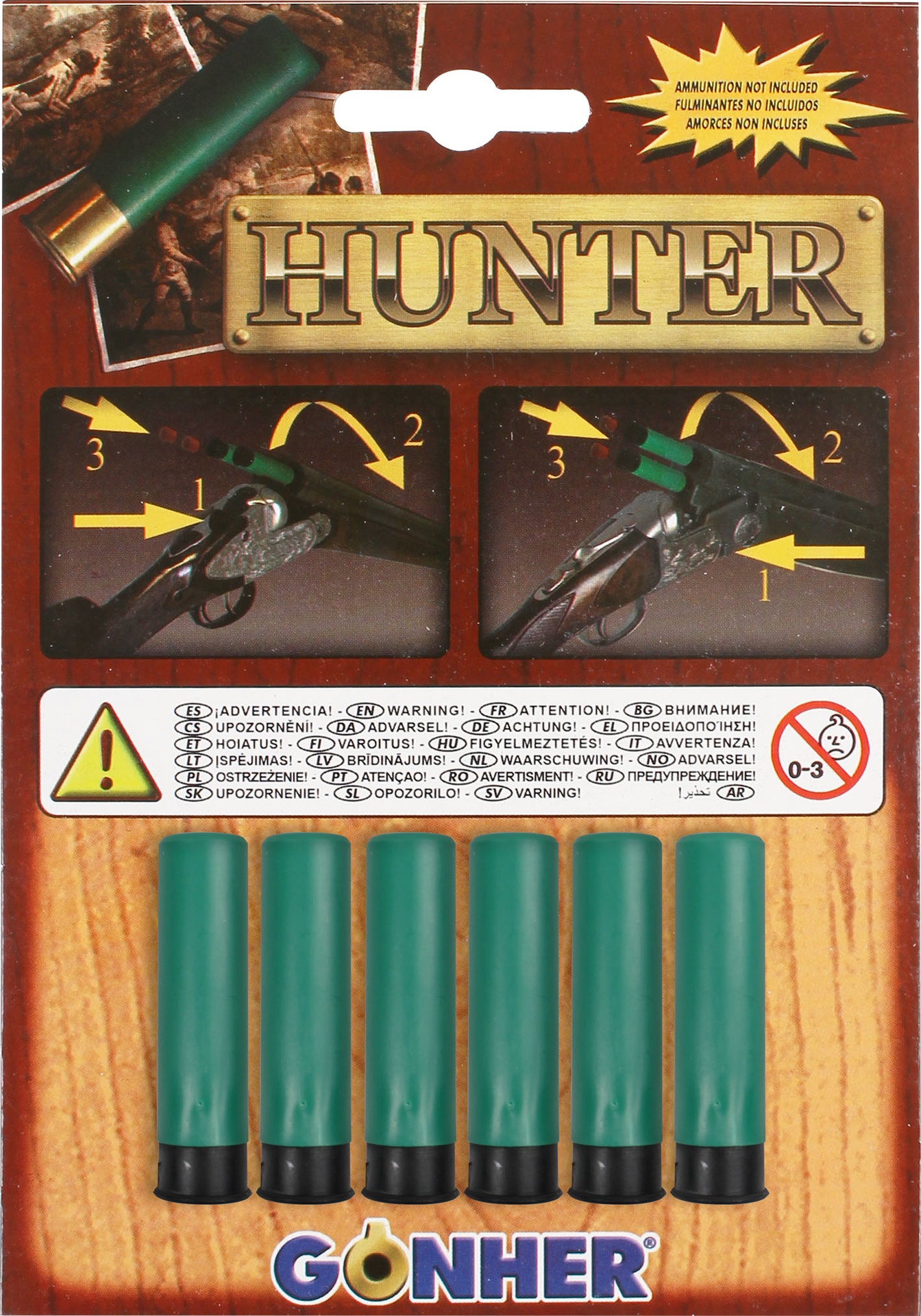 6 Patronenhlsen fr Jagdgewehr