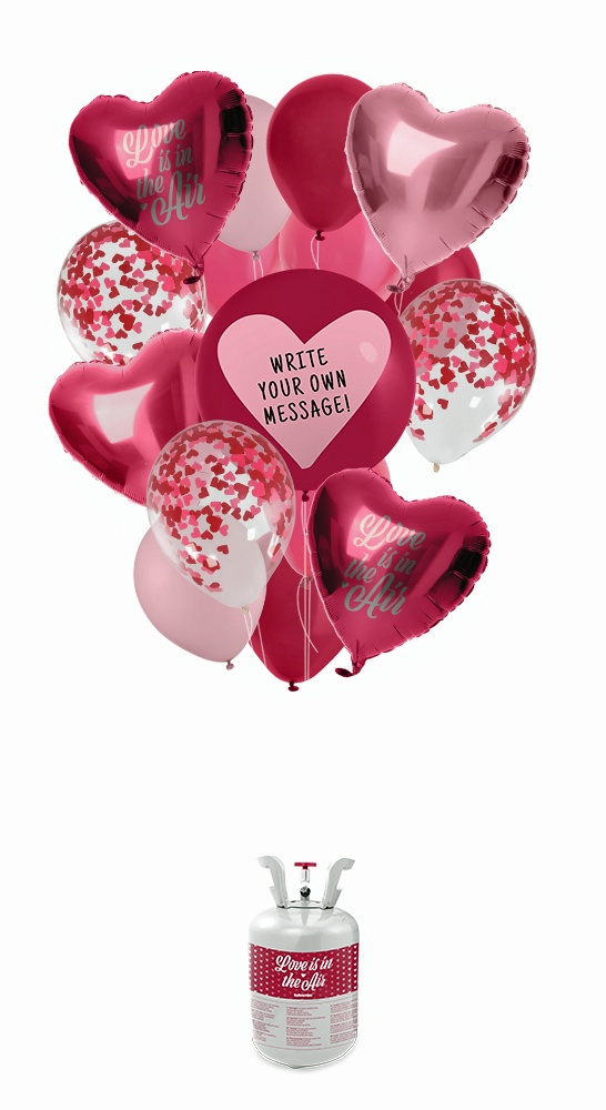 Helium-Set LOVE, 18-tlg.
