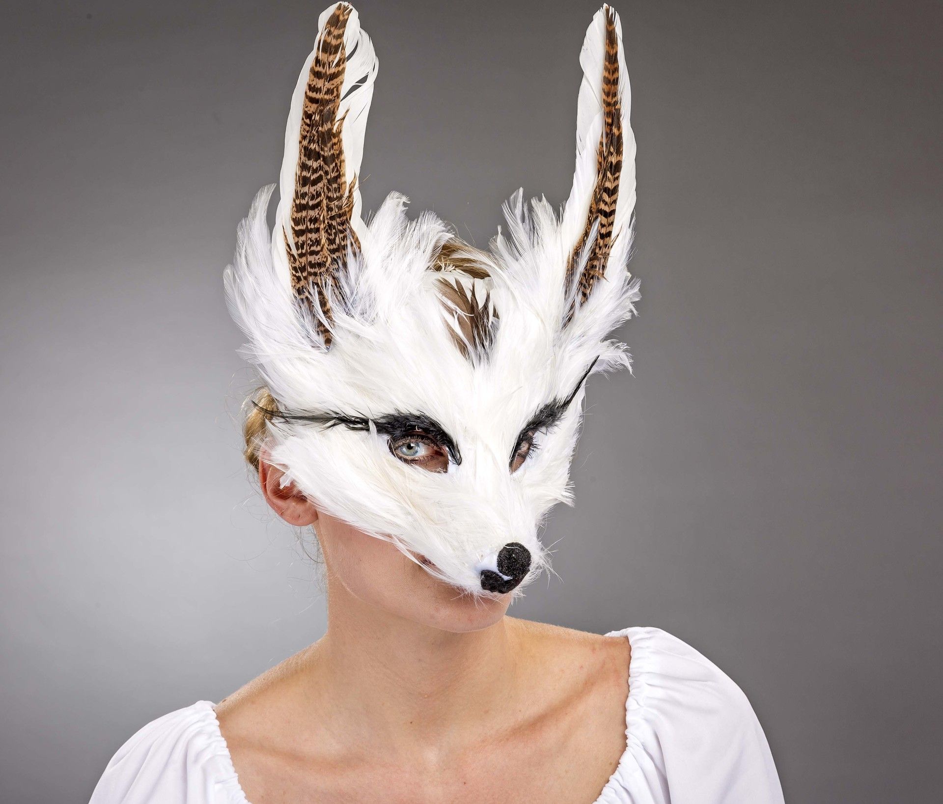 Federmaske Fabeltier, wei�