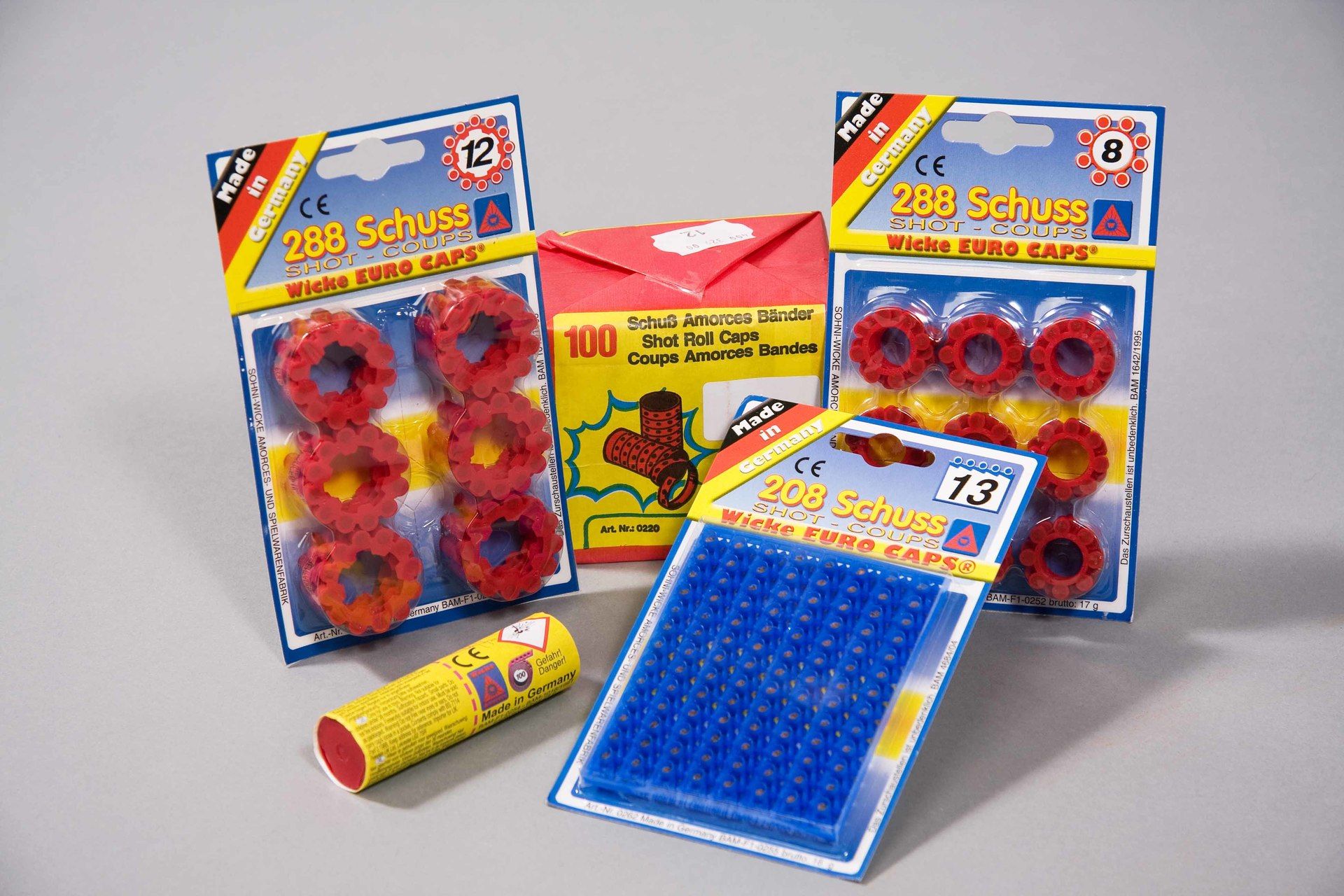 8-Schuss-Ringe, Blisterkarte mit 288 Schuss