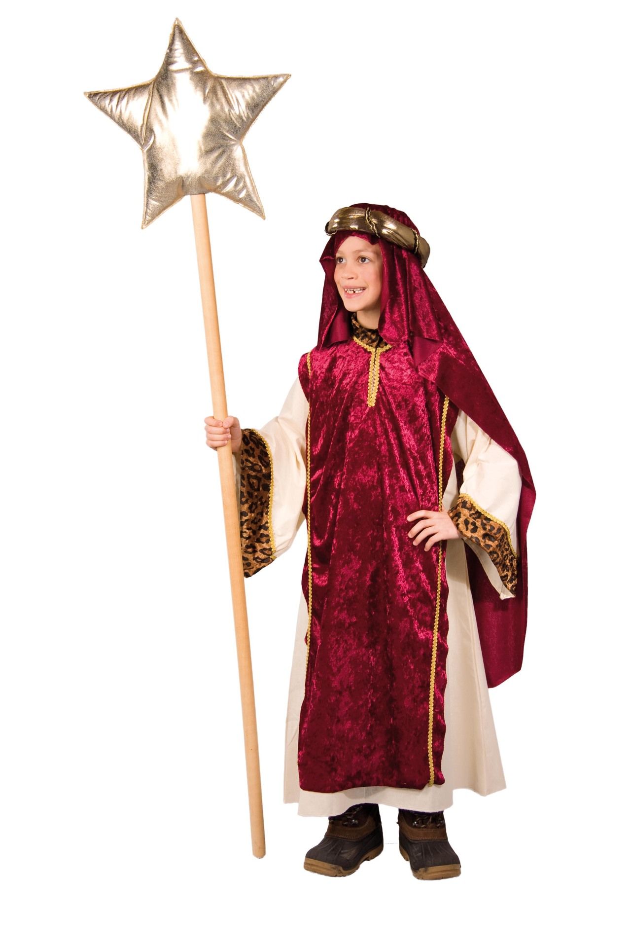 Sternsinger: Kleid, berwurf, Kopftuch