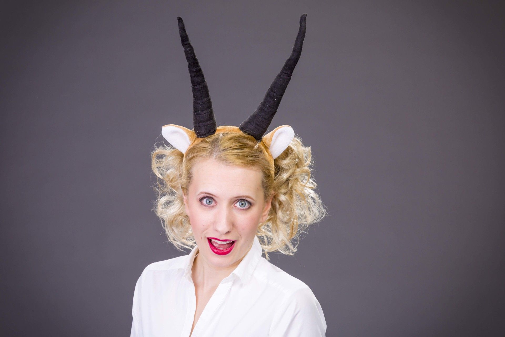 Kopfbgel Antilope: Hrner und Ohren