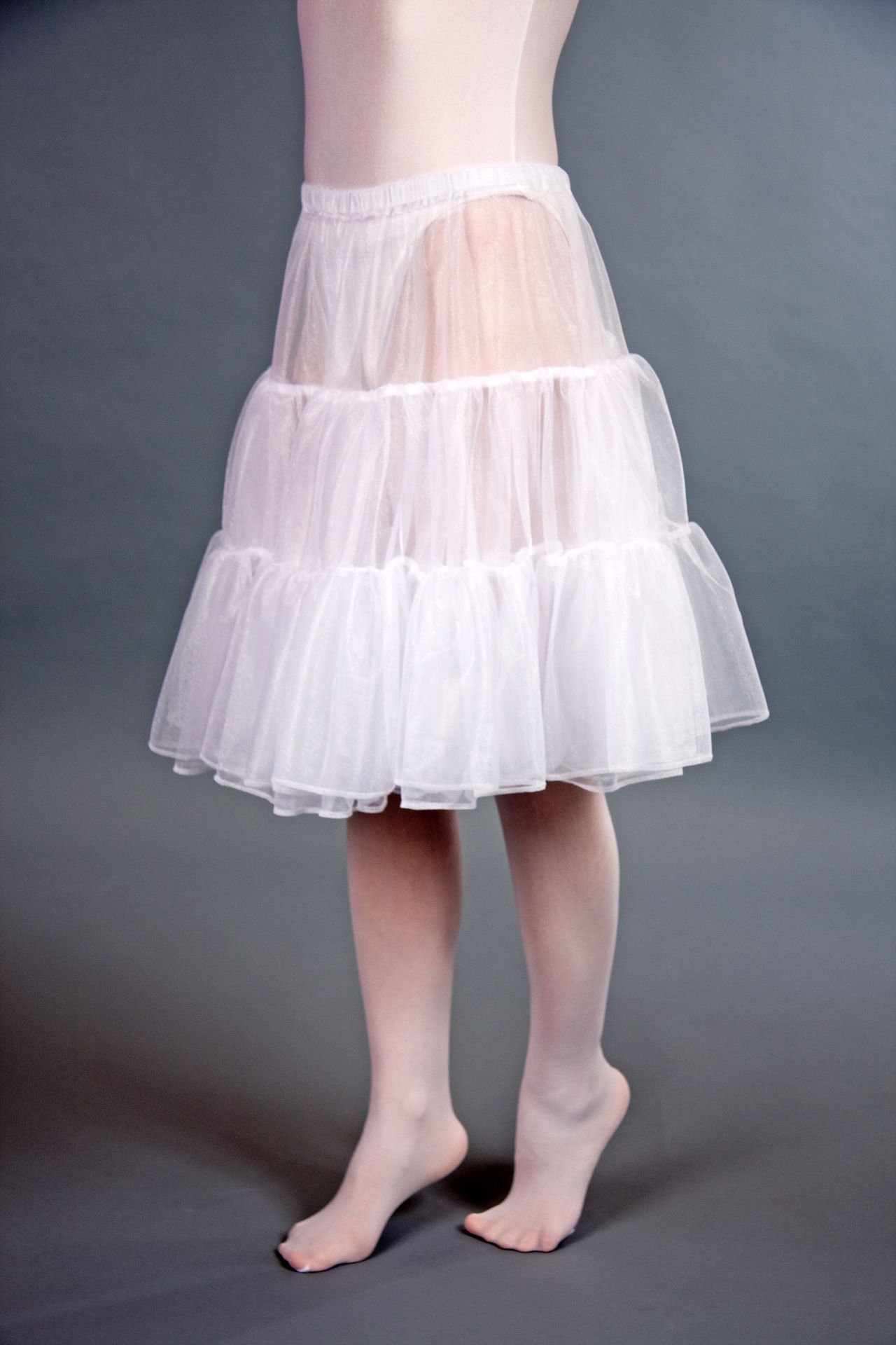 Petticoat wei, ca. 55 cm lang